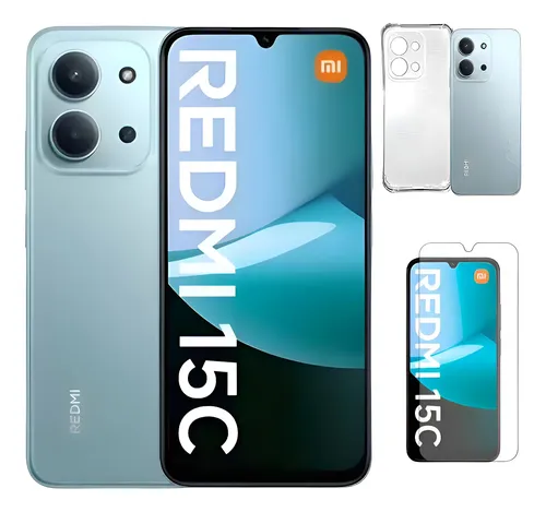 Xiaomi Redmi 15c 256gb 8gb Ram Dual Sim Capa E Pelicula Cor Verde-escuro