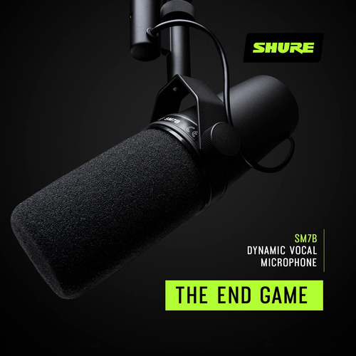 Micrófono Dinámico Vocal Shure Sm7b Para Transmisión, Podcas