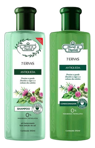 Shampoo E Cond Antiqueda Sete Ervas Flores & Vegetais 310ml