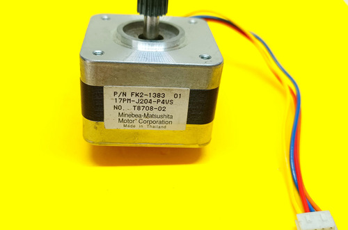 Motor A Pasos Eje P/encoder 2 Fases 3.7ohms .5a 5..9vdc (Usado)