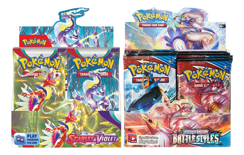 Pack 72 Sobres Battle Sytle Y Scarlet Violet