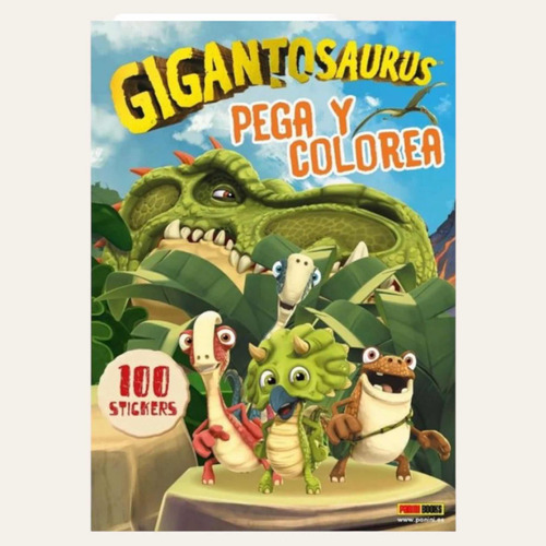 Gigantosaurus Pega Y Colorea - Libro De Actividades