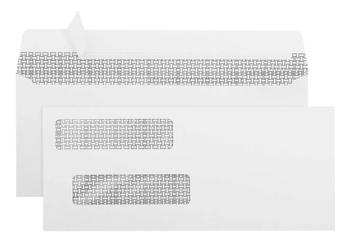 500 8 Sobres De Seguridad De Doble Ventana, Herkka No.8 Sobr