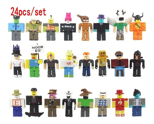 24 Piezas Roblox Figuras De Acción Muñeca Juguetes Anime Mod