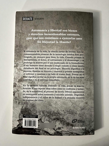 La Morada Infinita, Arnoldo Kraus, Debate, W,-3 (Usado)