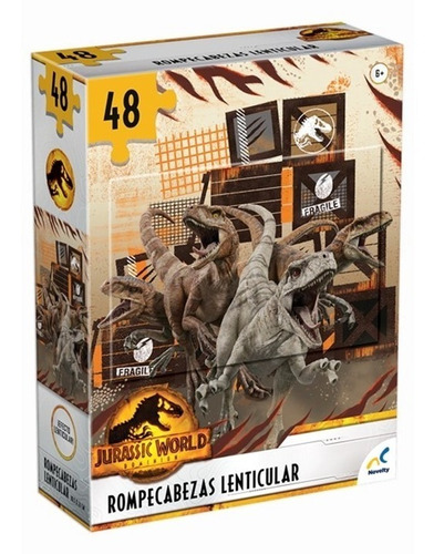 Rompecabezas 3d 48 Piezas Jurassic World Dominion Novelty