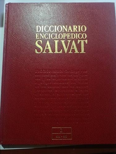 Diccionario Enciclopédico Salvat Tomo 2 Alu Ari