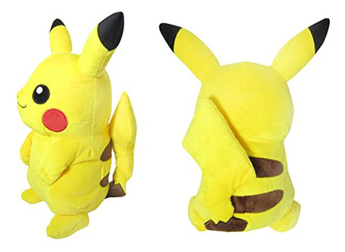 Coleção Sanei Pokémon All Star Pp16 Pikachu - De pelúcia. Cor Pikachu (mm)