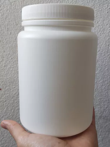 Pote Plástico Blanco 1Kg Pe + Tapa - PLANSA - Lima Perú - Fábrica de  Envases Plásticos