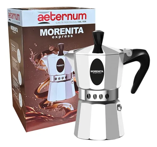comprar Cafetera Moka Bialetti Morenita Plateada (6 Tazas)