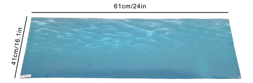 Adhesivo Autoadhesivo De Pvc Para Fondo De Pecera, 3d Sea
