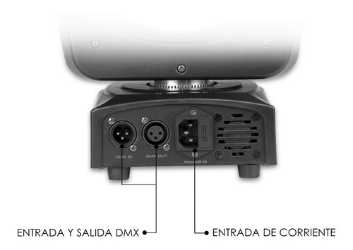 Kit Cabeza Movil Beam 80w Rgbw + Controlador Dmx512 Steelpro