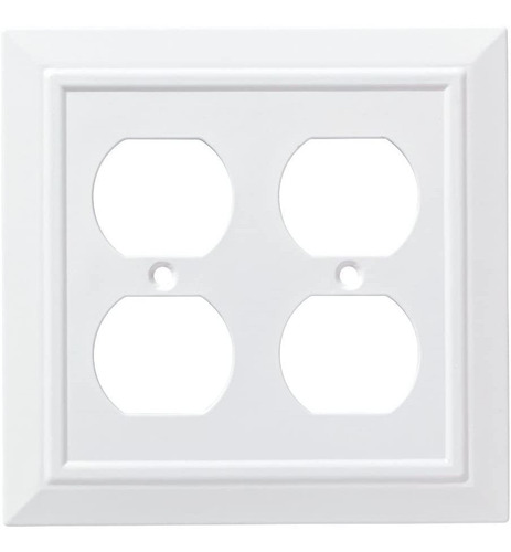 Franklin Brass Classic Architecture - Placa De Pared Duplex