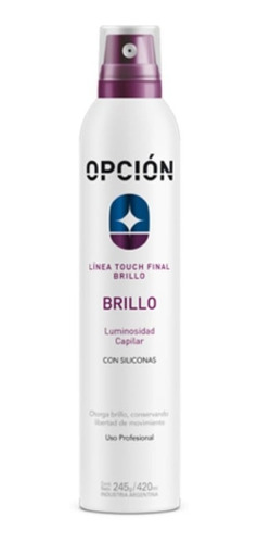 Opción Salón Brillo Aerosol Siliconado 420ml