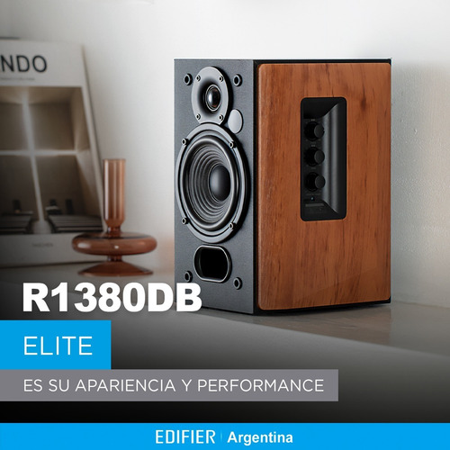 Imagen 2 de 9 de Edifier R1380db Parlante Bluetooth 5.1 Apt X Smart Tv Optica