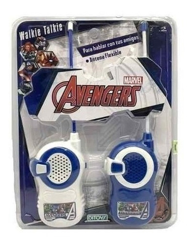 Walkie Talkies Avengers Licencia Original Ditoys 2221