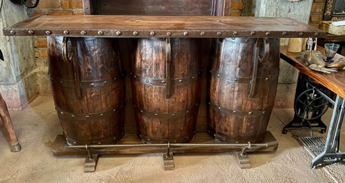 Barra Cantina Bar De Barriles Originales En Estilo Antiguo (Usado)