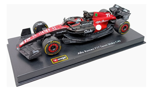 Escala 1:43, Alfa Romeo C43 Valteri Bottas 12cms, Burago.