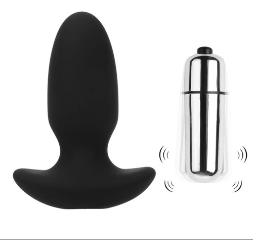 Plug Anal Vibrador Silicona Huevo G-spot Masajeador Unisex
