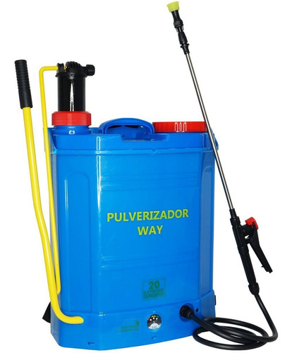 Pulverizador 2x1 Elétrico E Manual Costal 20l Bateria 2 Em 1