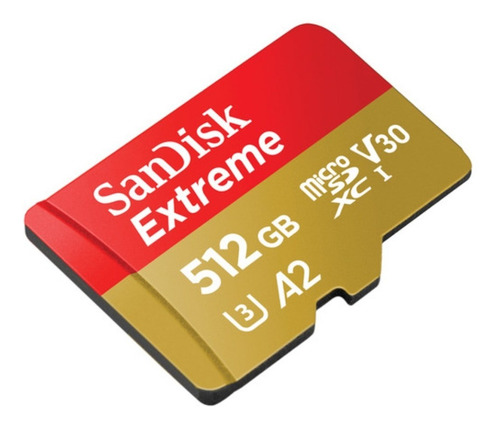 Imagem 2 de 2 de Sandisk Micro Extreme U3 160mb/s 4k A2 512gb C/ Adaptador