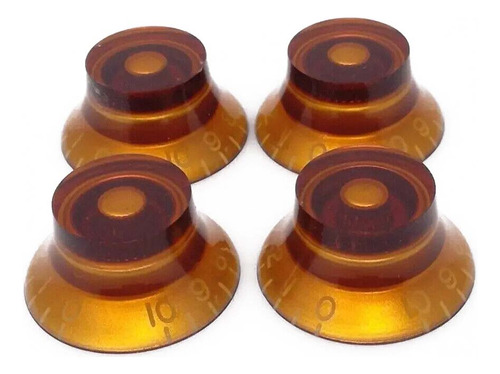 Botones De Tapa Ámbar Para Guitarra Eléctrica, Tono/volumen,