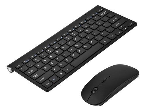 Kit Delgado De Teclado Y Mouse Inalámbricos De 2 4 Ghz Para