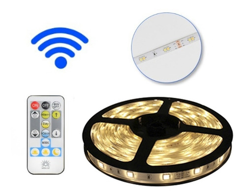 Tira Led 5m Luz Blanca Y Cálida Wifi + Temporizador T3402 Color de la luz BLANCO y CÁLIDA