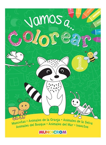 Libro Infantil Vamos A Colorear 1