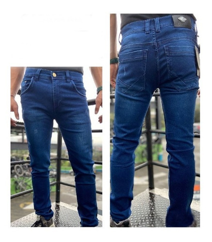 Jean Para Hombre Negro 