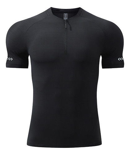 Camiseta Deportiva De Secado Rápido Para Hombre Con Cuello A