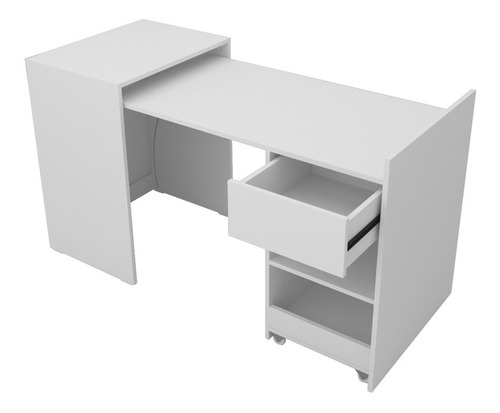 Imagen 3 de 7 de Escritorio Con Cajones Mesa Plegable Multiuso 5004