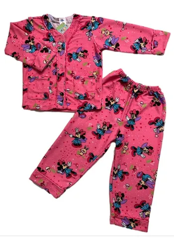 Pijamas Termicas 2 Piezas Para Niñas Talla 2t A T