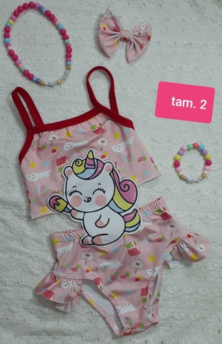 Imagem 1 de 1 de Biquini Infantil Menina