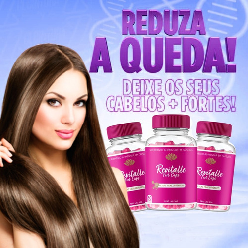 5 Potes-revitalle Fort Caps-original-poderoso Anti-queda