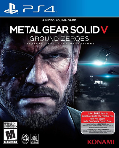 Metal Gear Solid V Ground Zeroes Ps4 Fisico Original Sellado