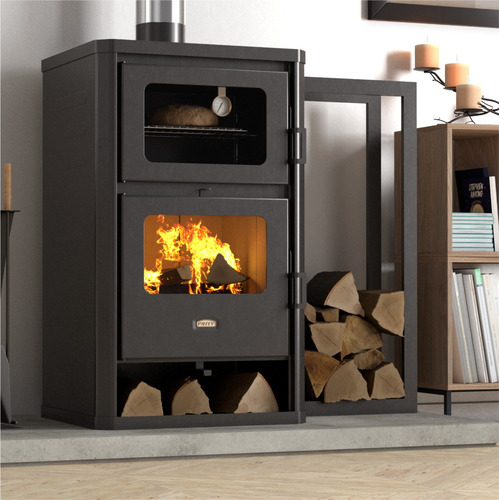 Calefactor Estufa Leña Prity Con Horno Fg Potencia 14kw