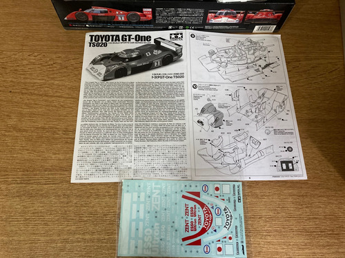 Auto Toyota Gt-one Ts020 1/24 Kit Tamiya (Usado)