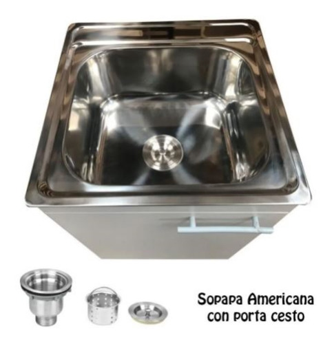 Mueble Organizador Lavadero Mesada Acero Inox Bacha Cocina