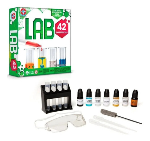 Jogo De Ciências Kit De Lab 42 Experiências Original Estrela