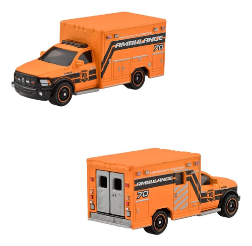 Matchbox Moving Parts 70th Aniversario Ambulancia 