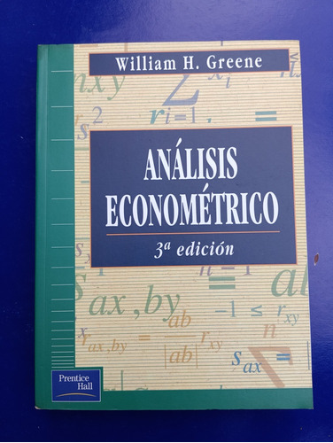 Análisis Econométrico De William Greene