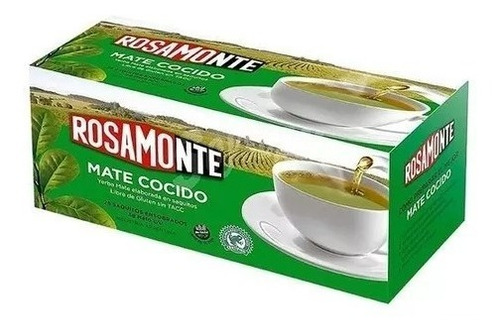 Mate Cocido Rosamonte 25 Sobres