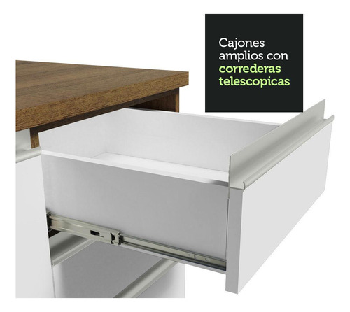 Cocina Integral Esquinera 349cmglamy Madesa 06
