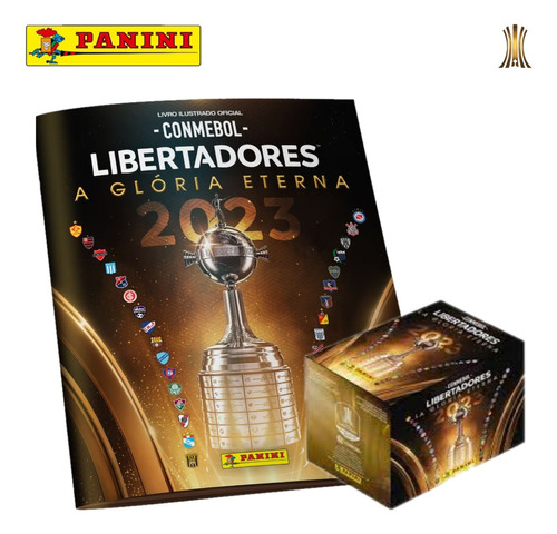 Panini Copa Libertadores Album Tapa Blanda Y Caja Barajitas