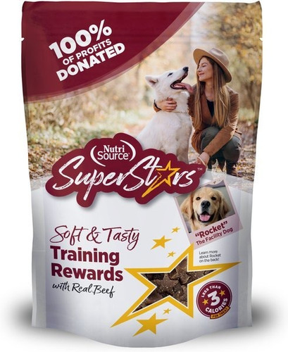 Nutrisource  Super Star Training Beef Flavor Dog Treats, 6-o