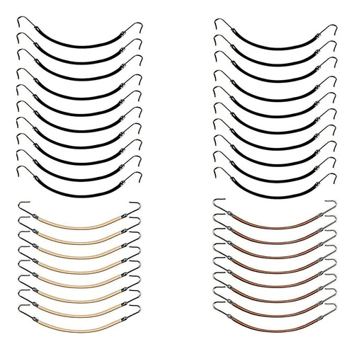 Ybb 36 Piezas De Ganchos De Coleta Para El Pelo, Bandas Elst