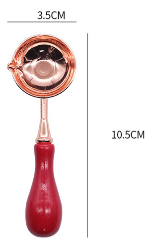 Cuchara Para Derretir Sellos De Estilo Vintage Para Rojo