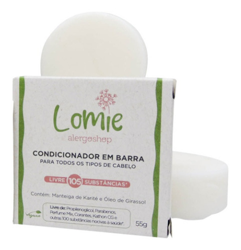 Condicionador Em Barra Lomie Alergoshop