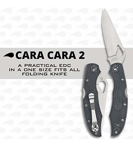 Spyderco Byrd Cara Cara 2 Cuchillo Plegable Ligero Con Hoja